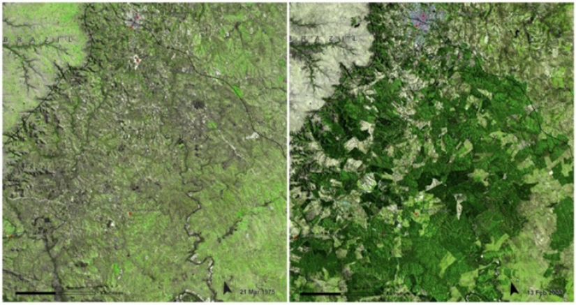 Global Climate Change in NASA Photos: Before and After Global Climate Change in NASA Photos: Before and After