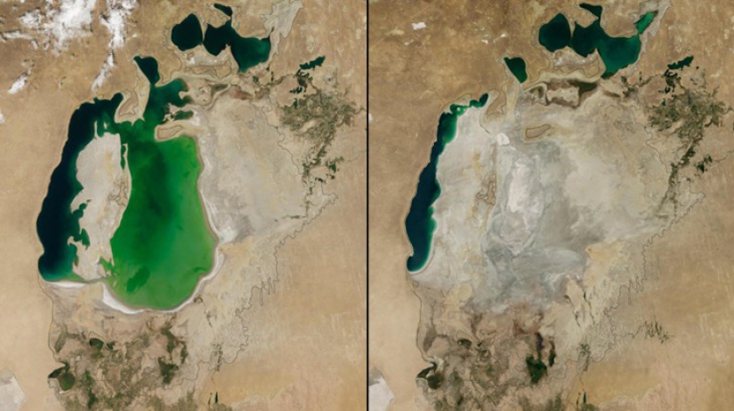 Global Climate Change in NASA Photos: Before and After Global Climate Change in NASA Photos: Before and After