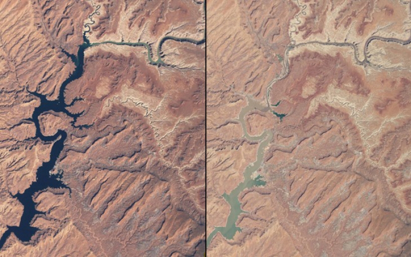 Global Climate Change in NASA Photos: Before and After Global Climate Change in NASA Photos: Before and After