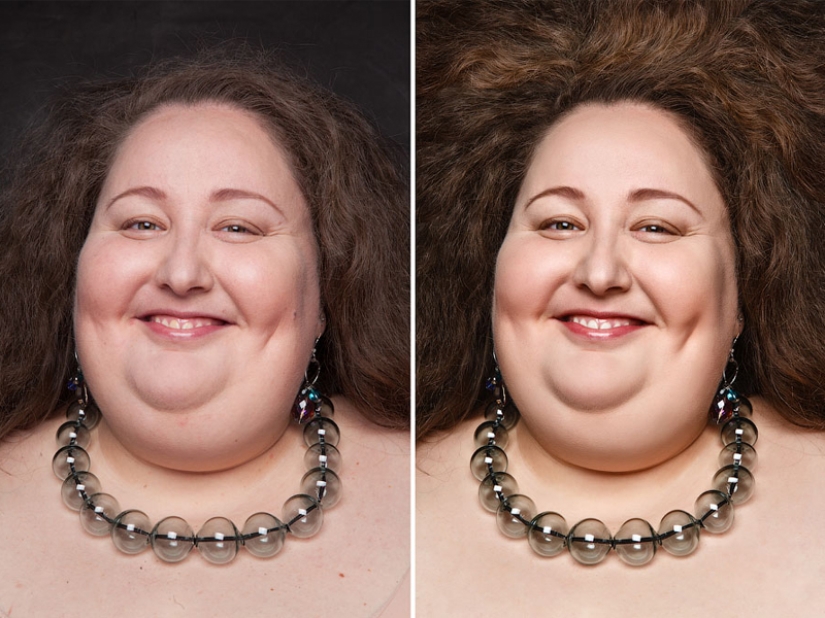 Gloss models BEFORE and AFTER photoshop: 10 photos Gloss models BEFORE and AFTER photoshop: 10 photos