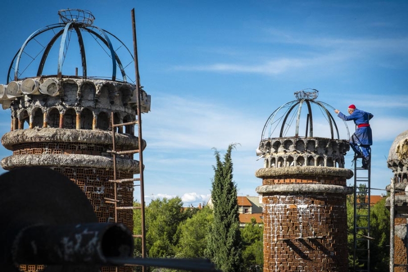 God help you: A 91-year-old monk has been building a grand cathedral on his own for half a century