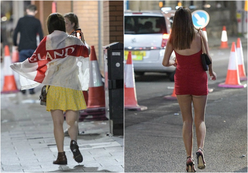 Gracias a Dios, no en Nikolskaya: cómo los fanáticos ingleses celebraron la victoria de su selección