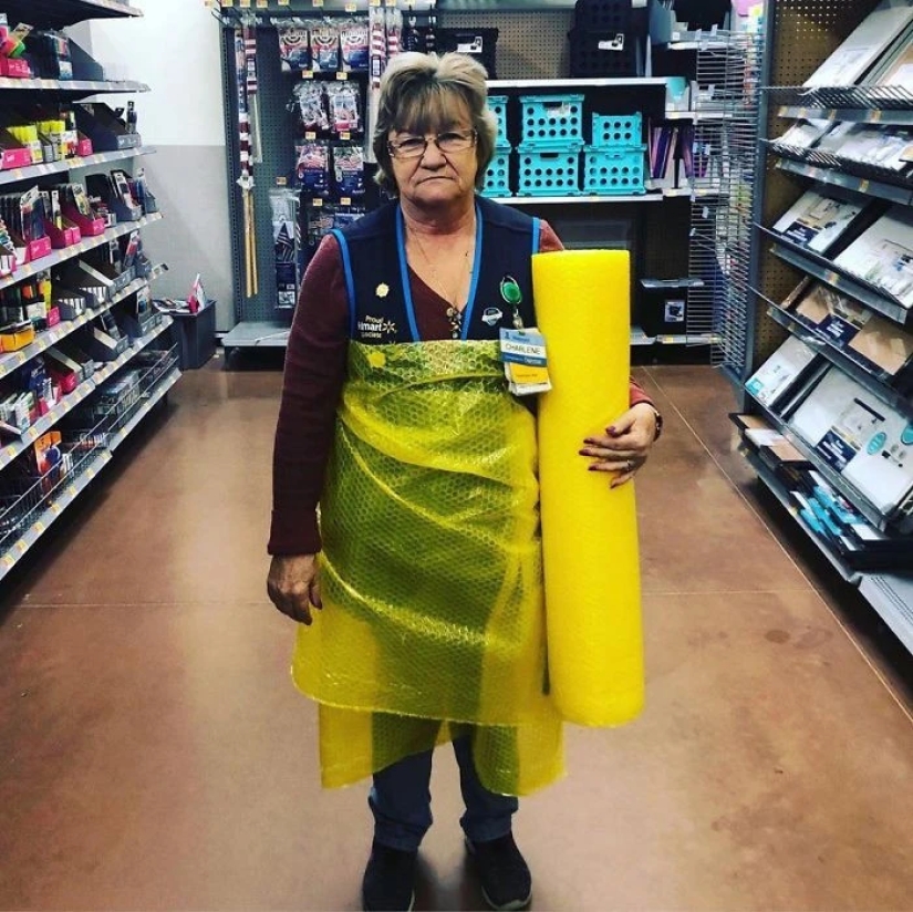 Granny prankster became famous by posing for a Walmart supermarket ad Granny prankster became famous by posing for a Walmart supermarket ad