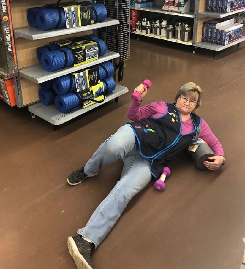 Granny prankster became famous by posing for a Walmart supermarket ad Granny prankster became famous by posing for a Walmart supermarket ad