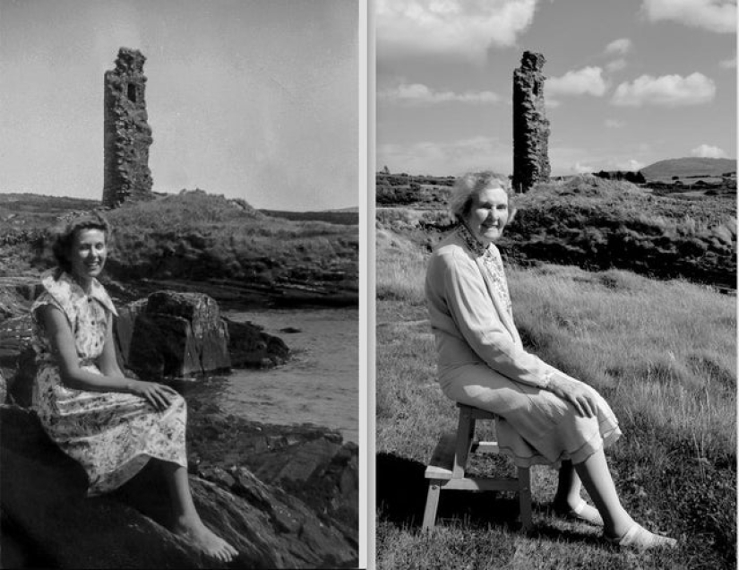 Greetings from the past: people have recreated their old photos Greetings from the past: people have recreated their old photos