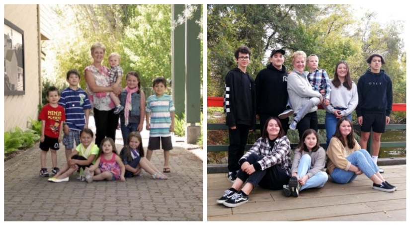 Greetings from the past: people have recreated their old photos Greetings from the past: people have recreated their old photos