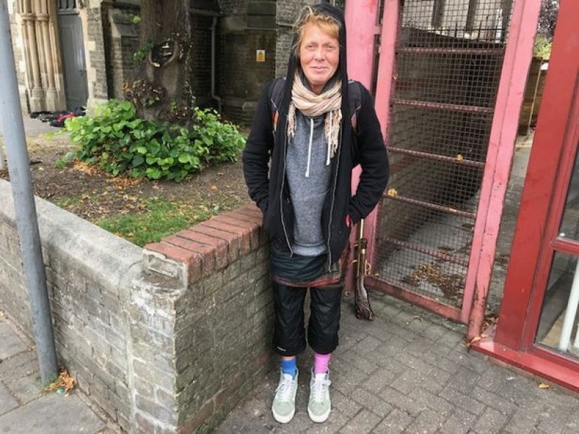 Had a good walk: a British woman spent a huge inheritance on drugs and booze and became a tramp Had a good walk: a British woman spent a huge inheritance on drugs and booze and became a tramp