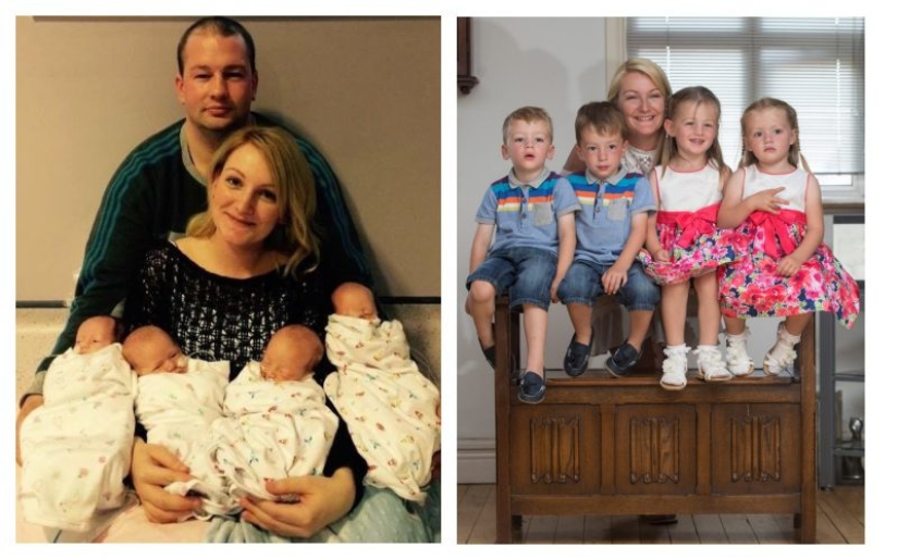 Happiness multiplied by 4 and worries divided by 2: the mathematics of raising wonderful quadruplets Happiness multiplied by 4 and worries divided by 2: the mathematics of raising wonderful quadruplets