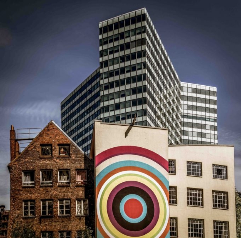 Hermosos edificios en fotografía de arquitectura