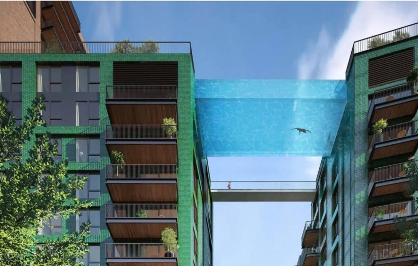 High dive: la primera piscina en el cielo del mundo se está construyendo en Londres