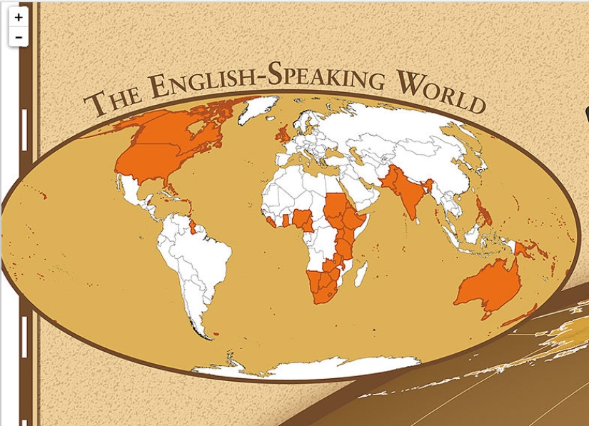 Hola, Bielorrusia! Se ha creado un mapa en el que los nombres de los países están escritos en su idioma nativo
