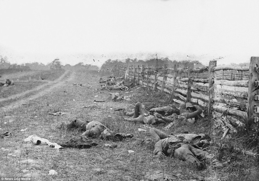 Horrifying photos of victims of the bloodiest war in US history