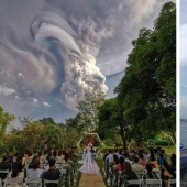 Horror, fear and beauty: the full power of Taal volcano in photos