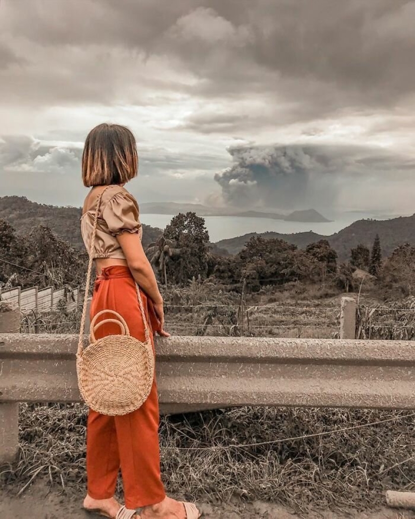 Horror, miedo y belleza: todo el poder del volcán Taal en fotos