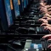 How are the "troll factories" organized and how much are their employees paid