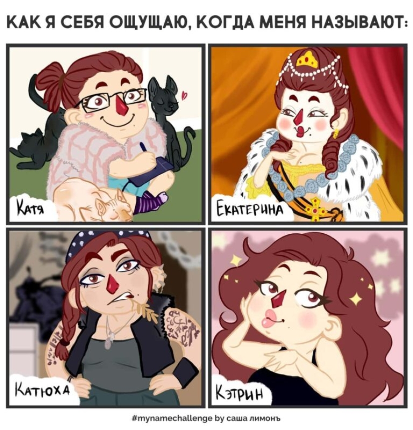 How different forms of names feel: artists' challenge