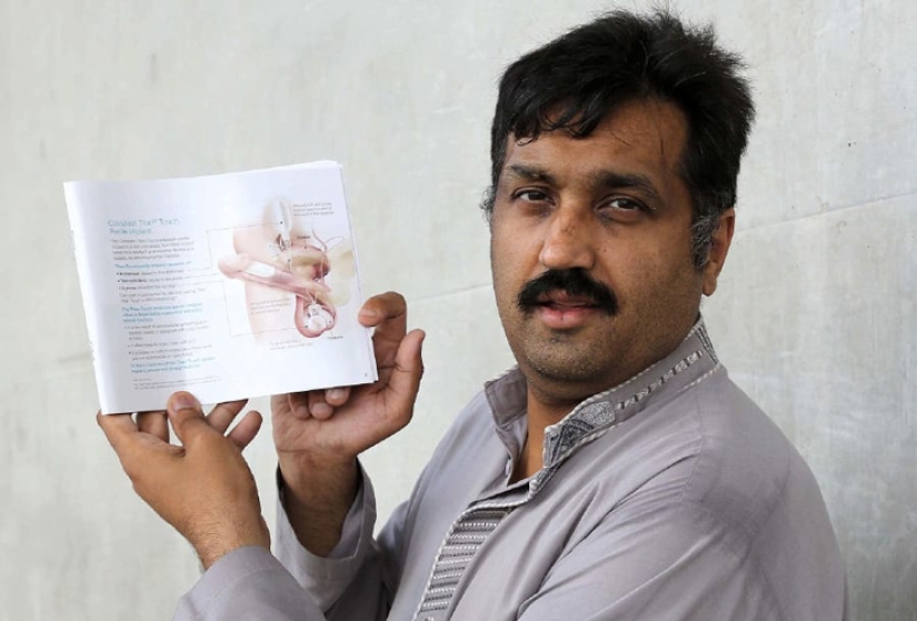 How does a man with a bionic penis live