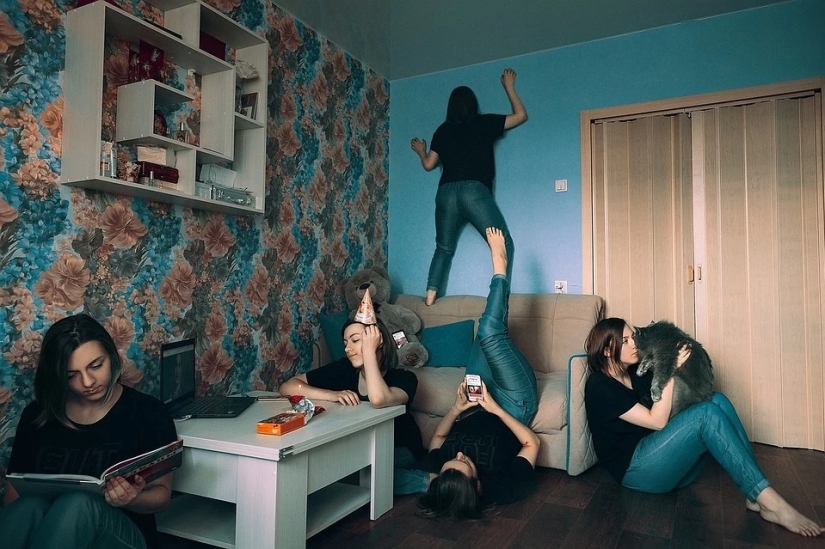 How it was: 15 creative photos of Chelyabinsk residents about self-isolation