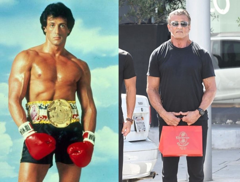 How the action heroes of the era of video salons have aged: photos in the best years and now