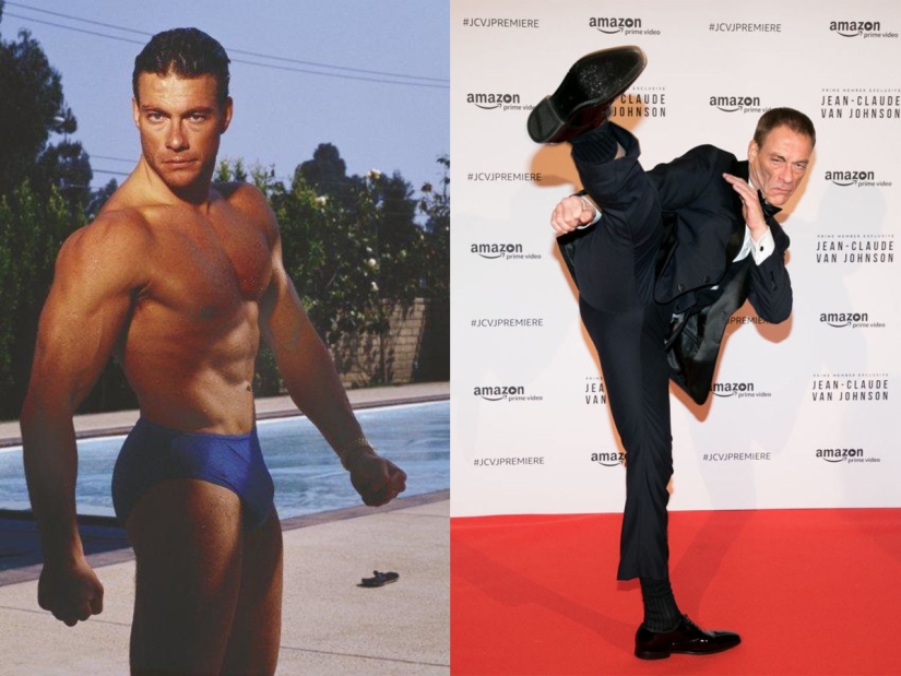How the action heroes of the era of video salons have aged: photos in the best years and now