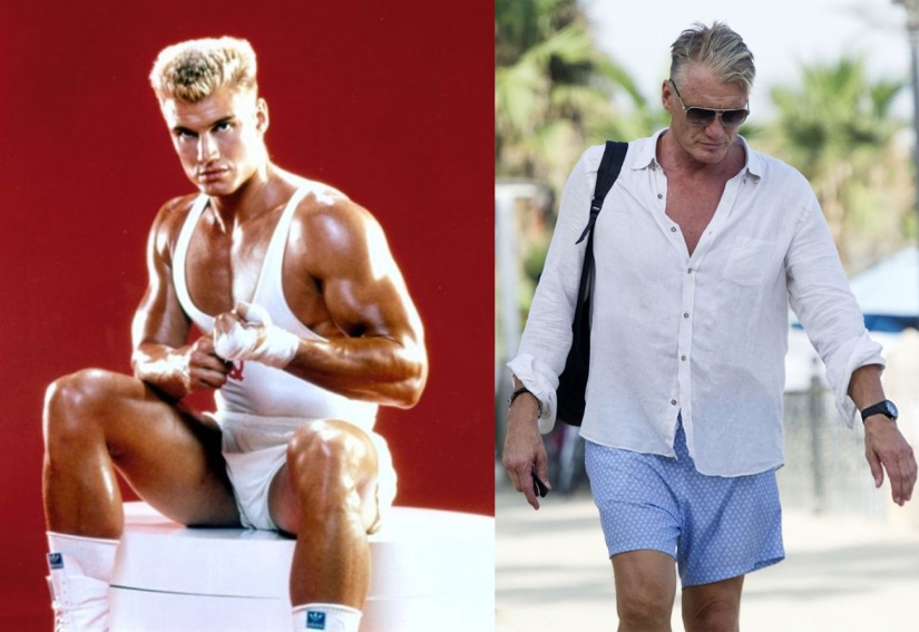How the action heroes of the era of video salons have aged: photos in the best years and now