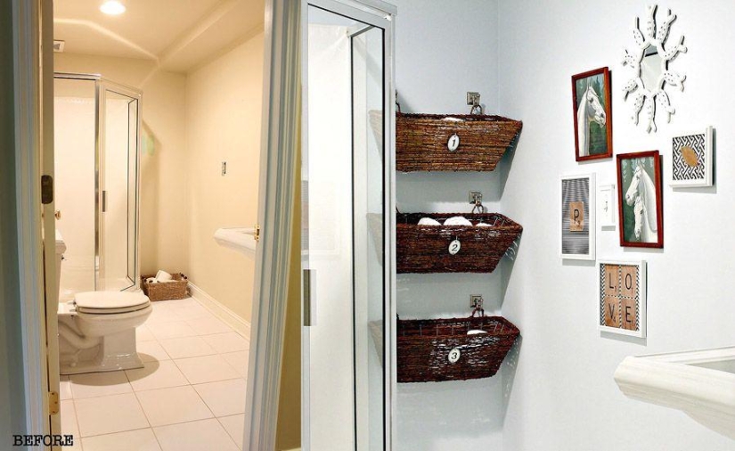 How to hide things that bother the eyes in the house