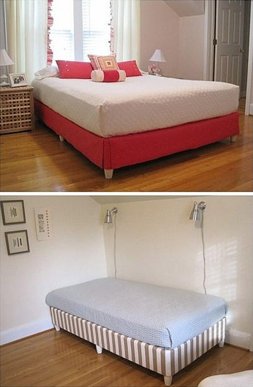 How to hide things that bother the eyes in the house