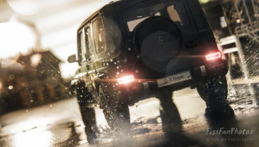 How to make realistic advertising photos using model cars