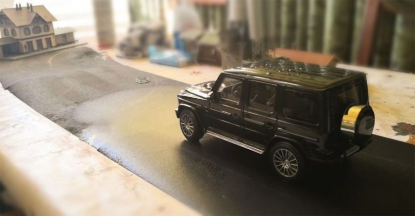 How to make realistic advertising photos using model cars