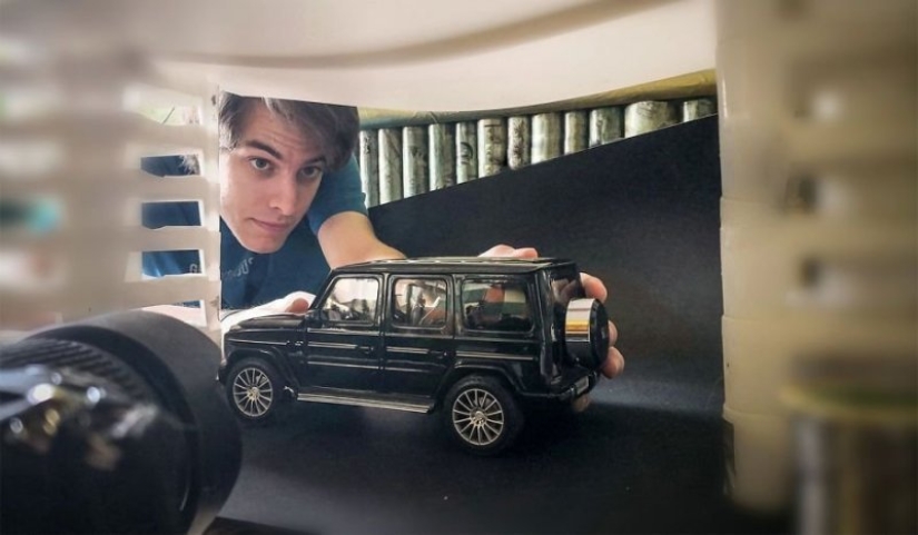 How to make realistic advertising photos using model cars