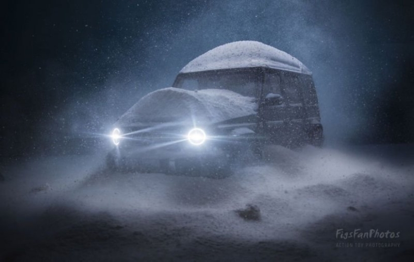 How to make realistic advertising photos using model cars