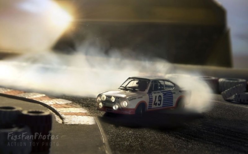 How to make realistic advertising photos using model cars
