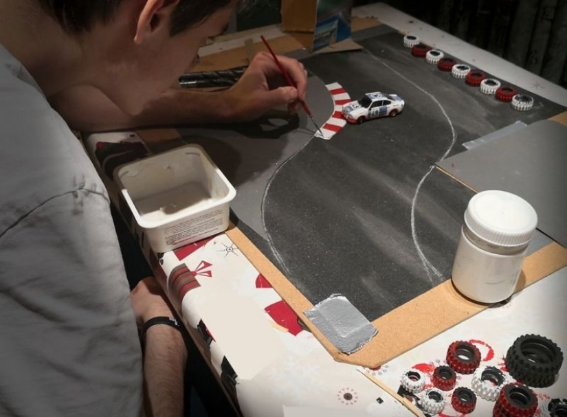 How to make realistic advertising photos using model cars