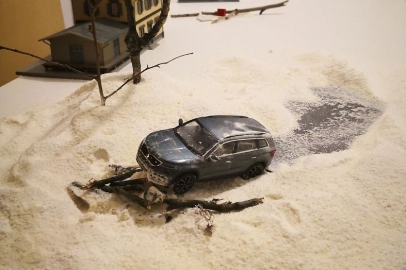 How to make realistic advertising photos using model cars