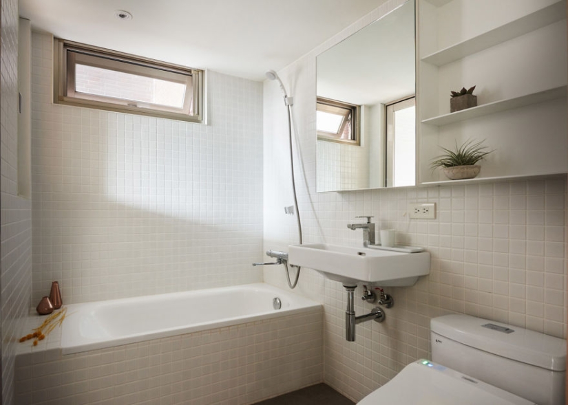 How to make the most out of a minimum of space: a fully functional apartment in Taiwan with an area of only 22 square meters