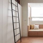 How to make the most out of a minimum of space: a fully functional apartment in Taiwan with an area of only 22 square meters