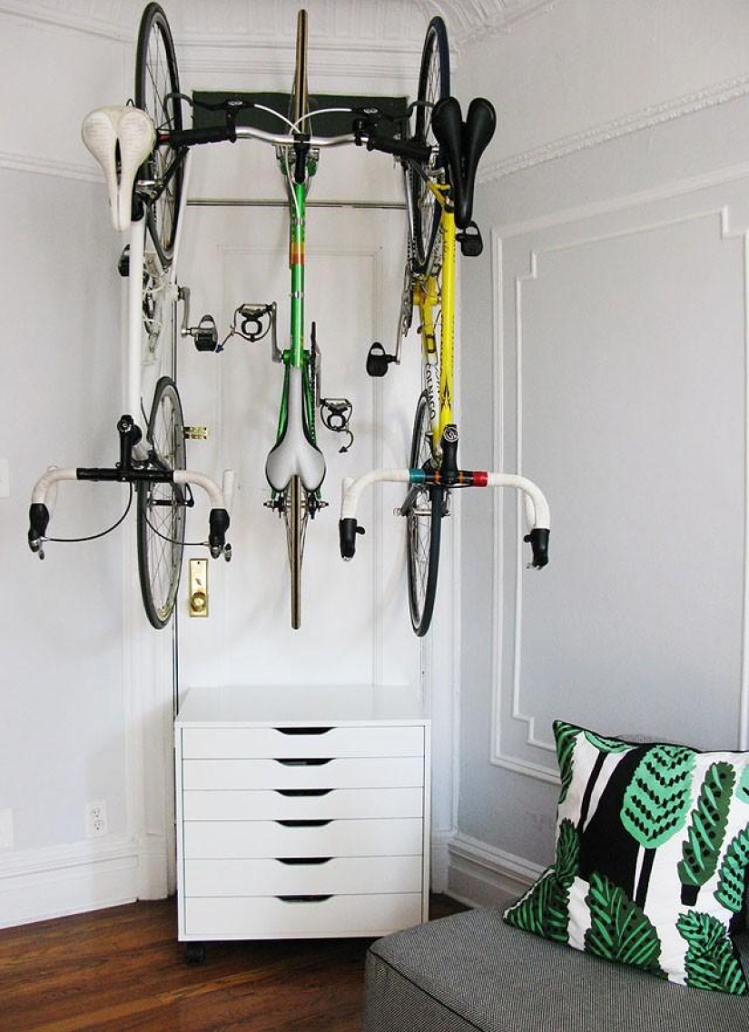 How to store a bicycle at home How to store a bicycle at home