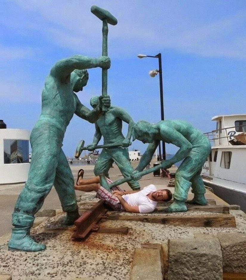 How to take pictures with monuments correctly — new ideas