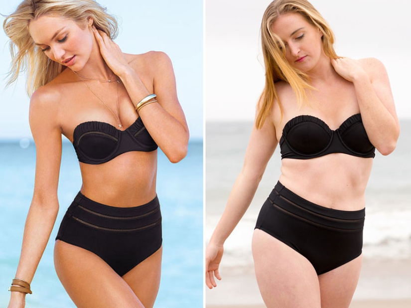 How Victoria's Secret Swimwear Looks on Ordinary Women