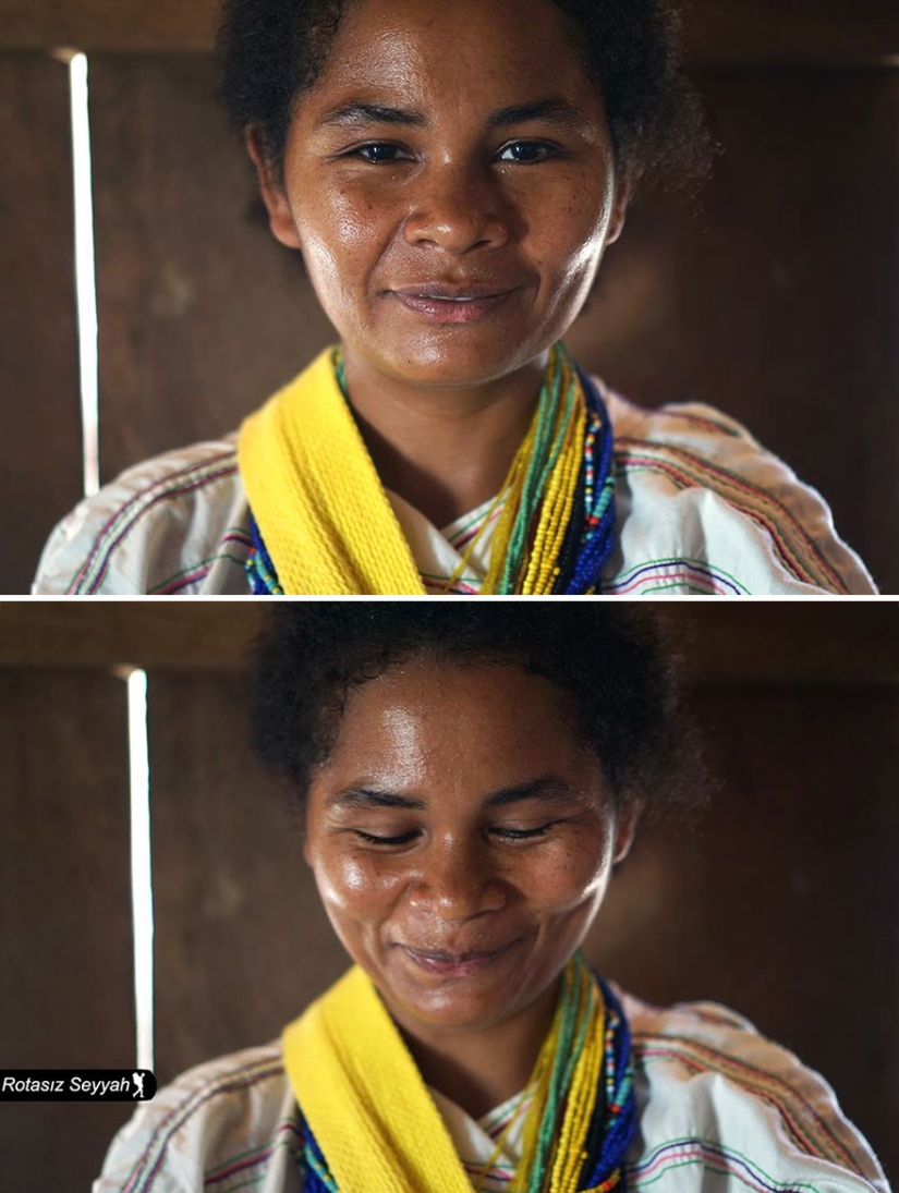 How women's faces change when they are told that they are beautiful How women's faces change when they are told that they are beautiful