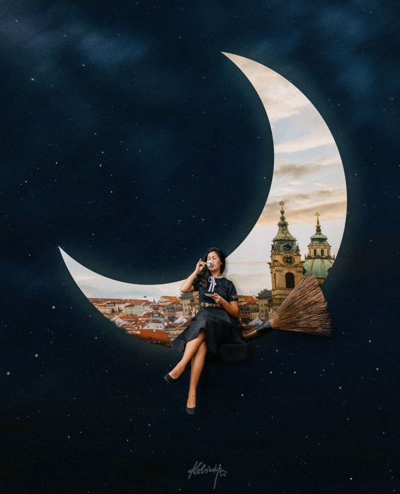 How would look like the life of a modern witch