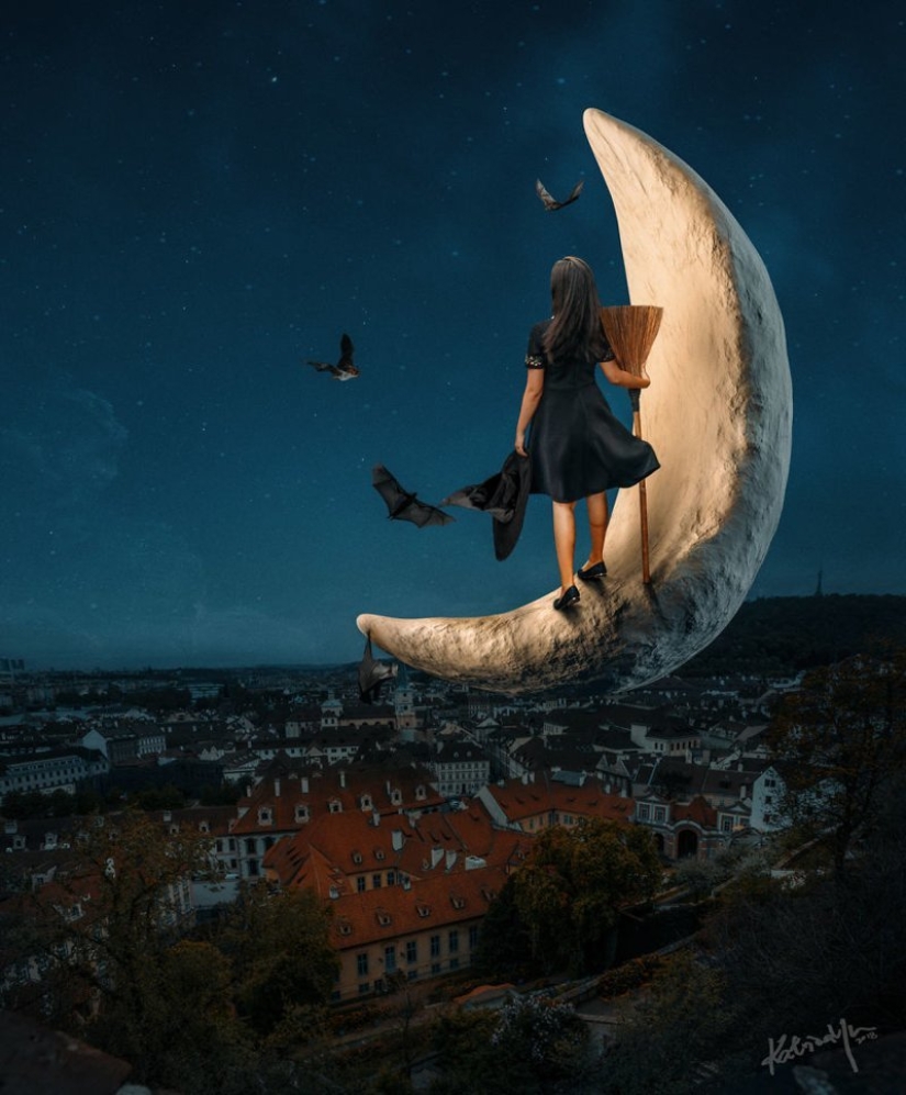 How would look like the life of a modern witch