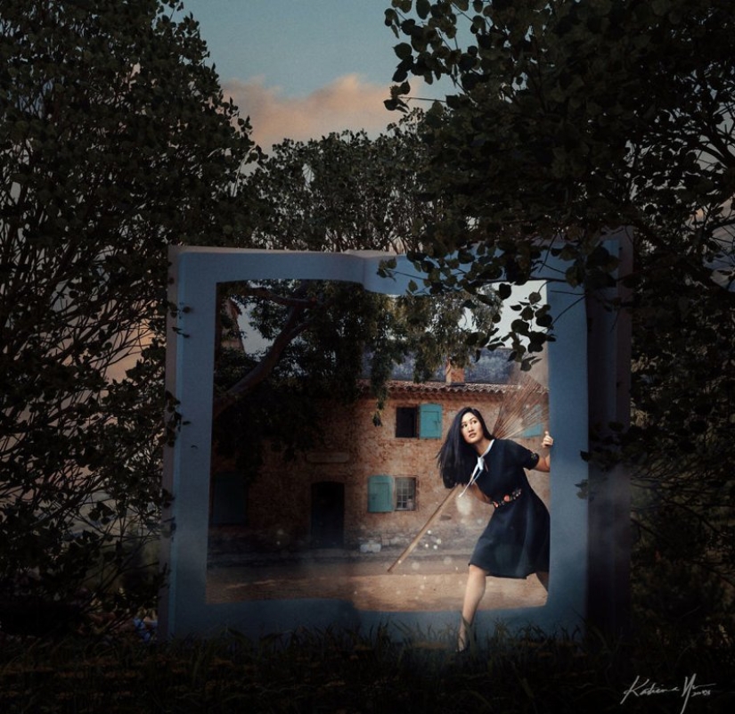 How would look like the life of a modern witch