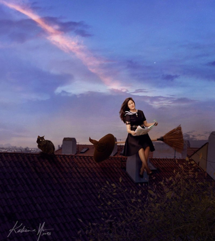 How would look like the life of a modern witch