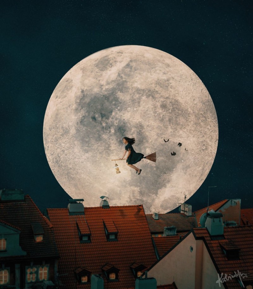 How would look like the life of a modern witch