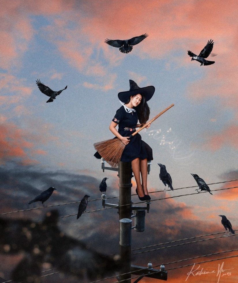 How would look like the life of a modern witch