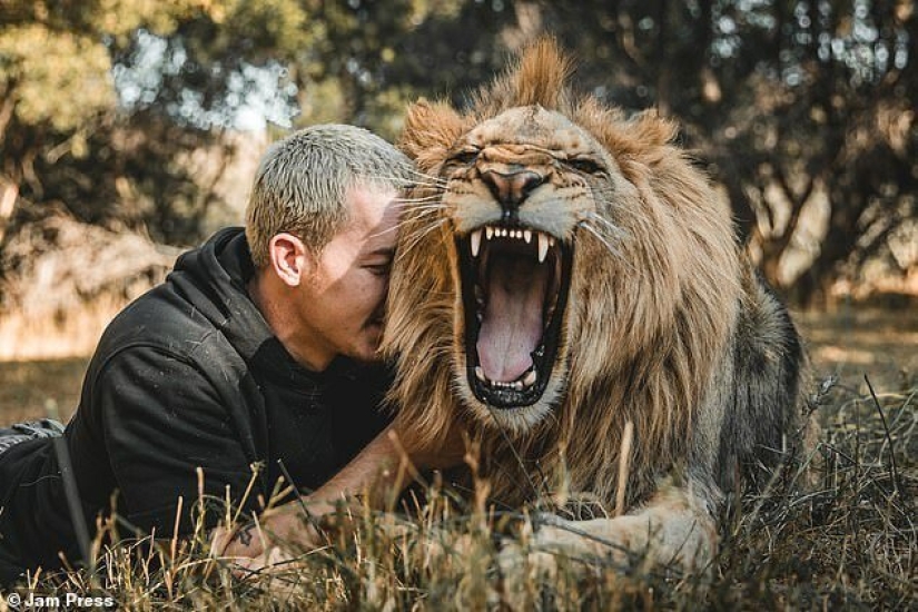 Hugging the Lions: Dean Schneider, the Swiss financier who gave up everything and went to Africa Hugging the Lions: Dean Schneider, the Swiss financier who gave up everything and went to Africa