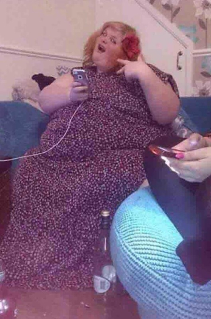 "I killed myself with food": the girl got fat to 220 kilograms for the sake of love