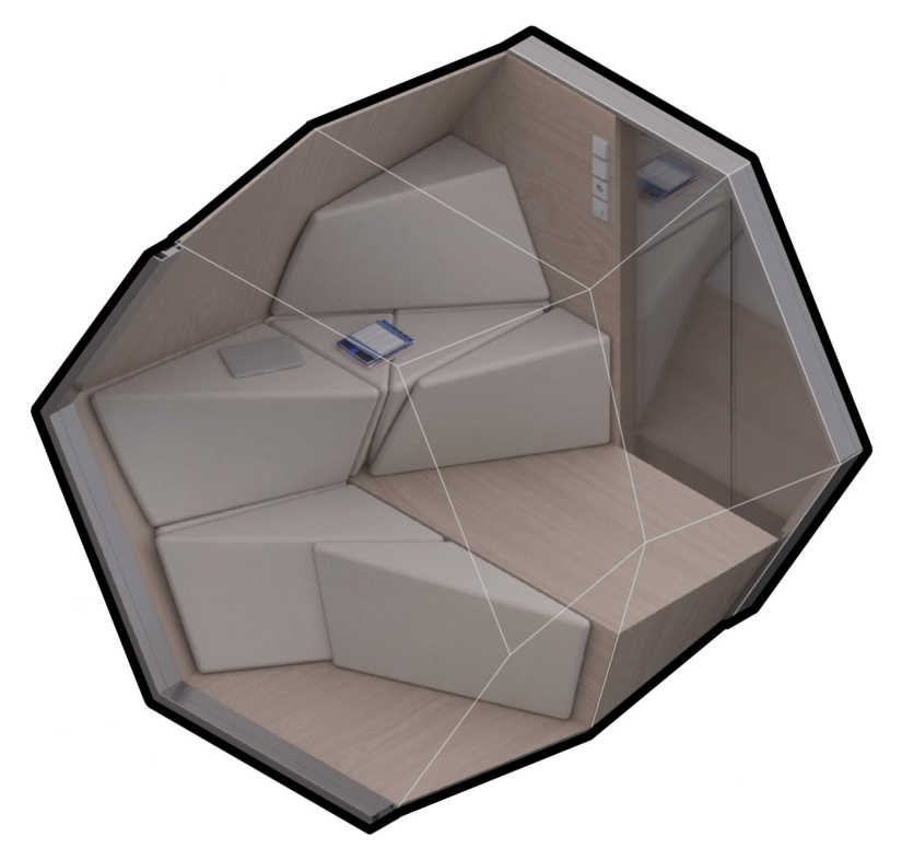 Idea: to settle the homeless of New York in stylish capsules on the walls of buildings Idea: to settle the homeless of New York in stylish capsules on the walls of buildings