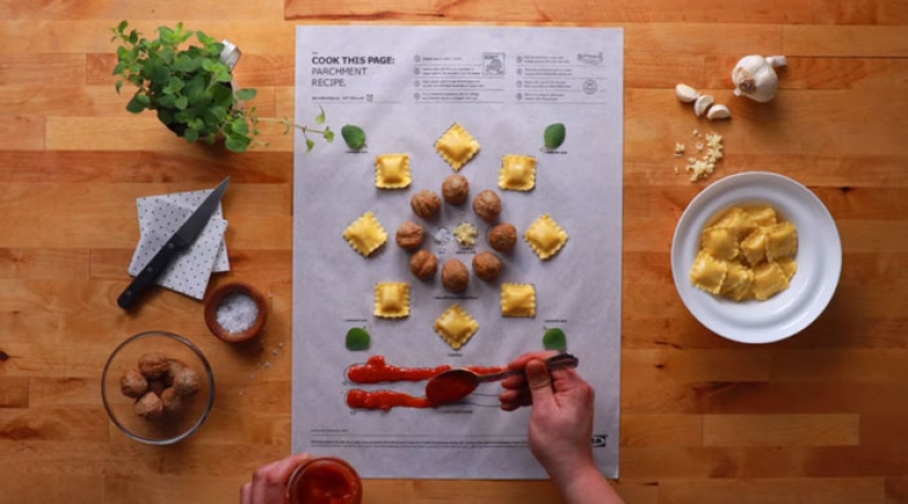 IKEA ha lanzado carteles con instrucciones sobre cómo cocinar, y es brillante